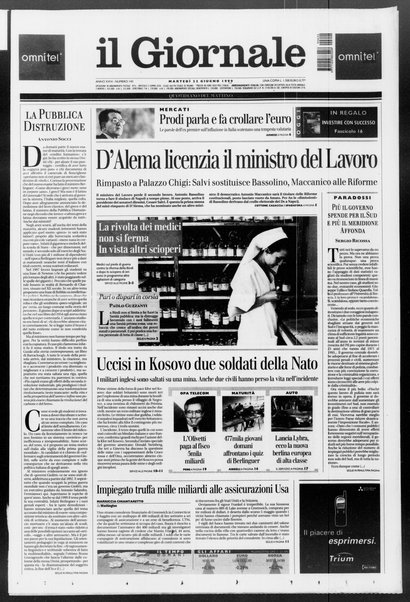 Il giornale : quotidiano del mattino